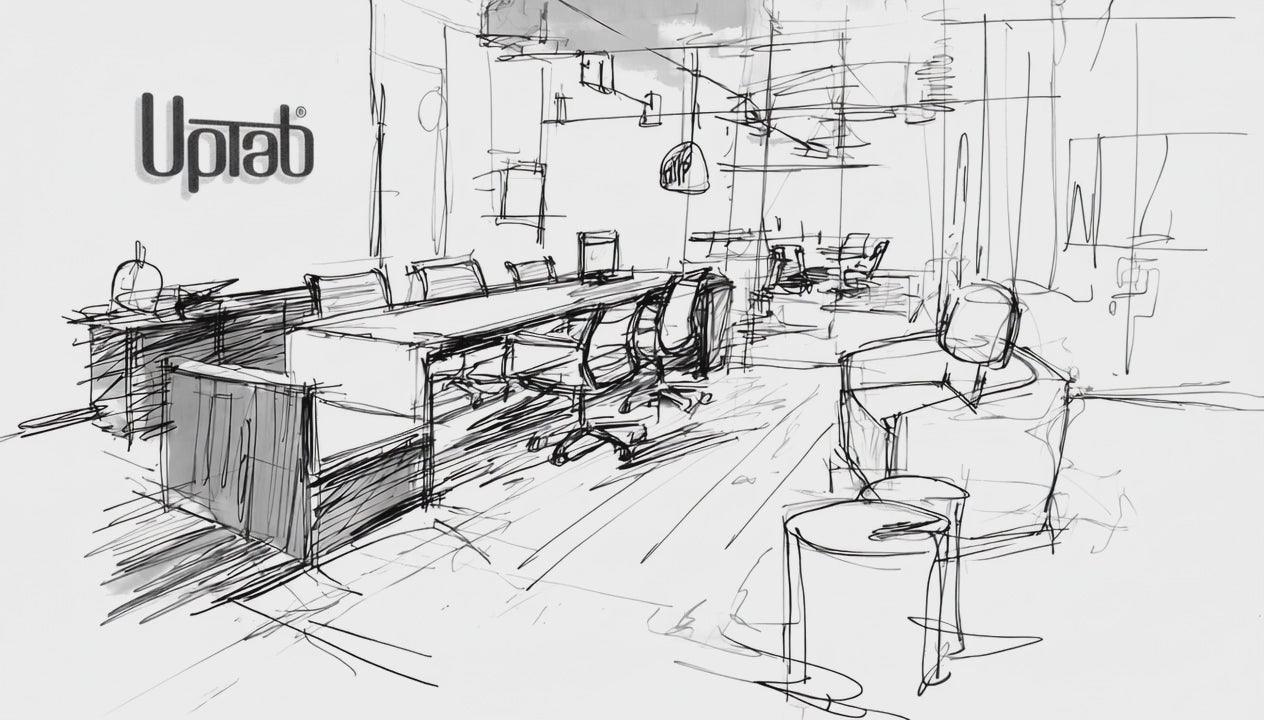 動画を読み込むUPTab office pencil drawing overview